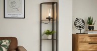 Dunelm's £60 corner floor lamp that 'doesn't take up much space' is ideal for small homes