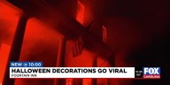 Halloween decorations on house go viral
