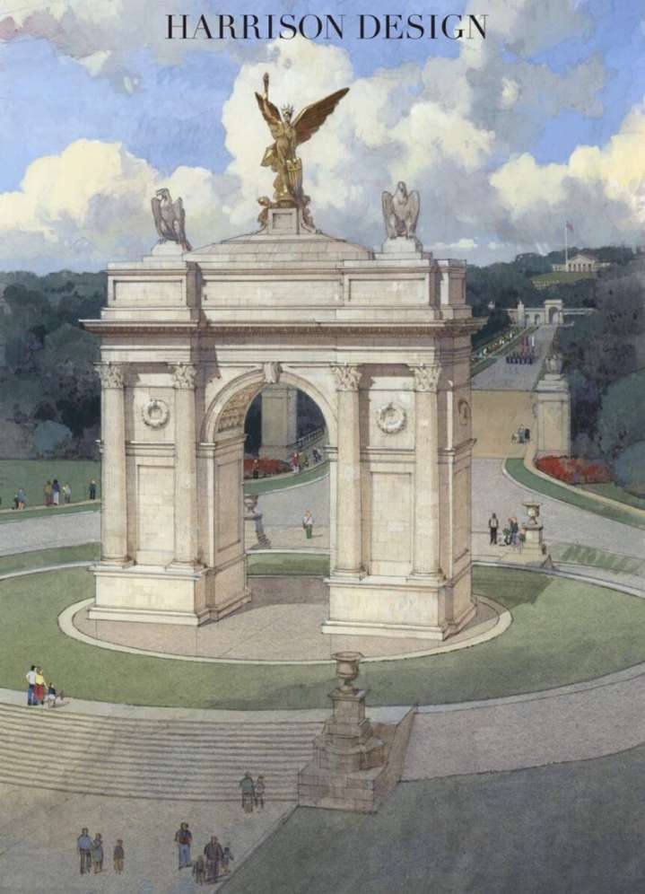 An Arc de Triomphe-like monument in DC? Trump is already planning it