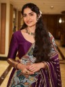 Rukmini Vasanth Dazzles in Purple