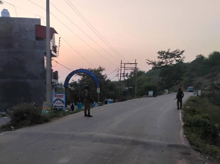 Police Conduct Route Marches In Poll-Bound Nagrota Constituency In Jammu