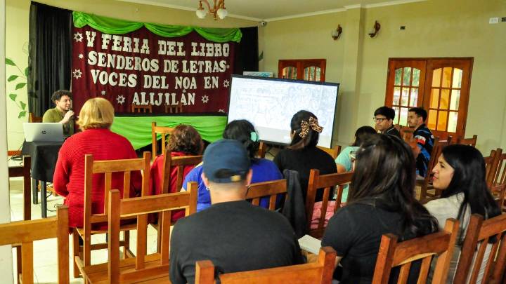 Se realizó la 5° Feria del Libro de Alijilán "Senderos de letras, voces del NOA"