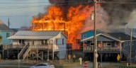 Firefighter released from hospital and doing well after injuries battling Surf City fire