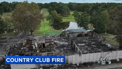 Fire breaks out at main building of Frog Rock Golf and Country Club in Hammonton, Atlantic County