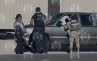 Video.- Esculcan militares y estatales a paisanos en retén del 20