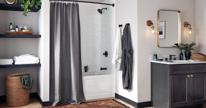 How to introduce contemporary design in a bathroom remodel and make it work within budget