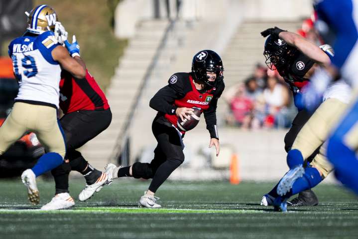Redblacks’ playoff hopes hanging by a thread as Roughriders come to TD Place