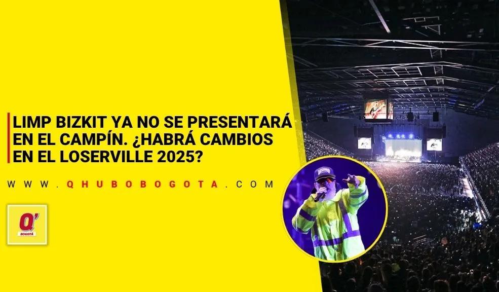 Limp Bizkit ya no se presentará en El Campín. ¿Habrá cambios en el Loserville 2025?