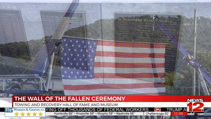 Wall of the Fallen Ceremony honors lives lost
