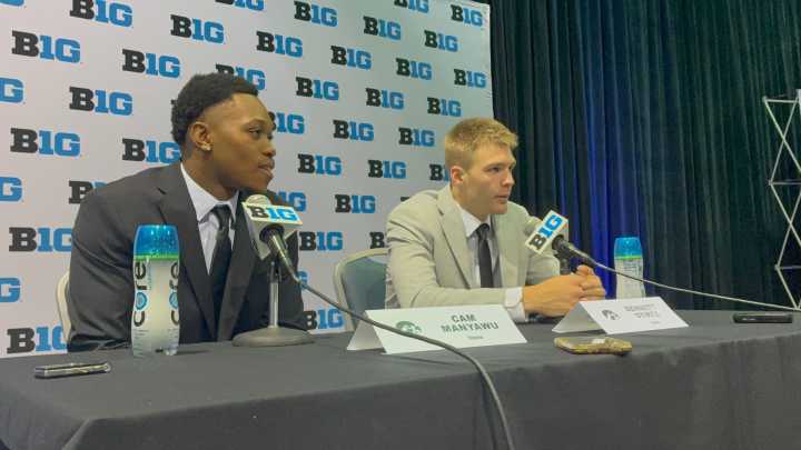 Video: Cam Manyawu, Bennett Stirtz have bulked up during offseason