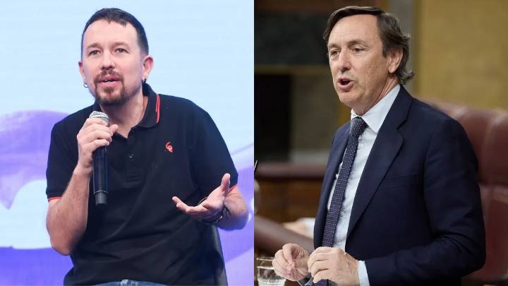Enganchón entre Pablo Iglesias y Rafael Hernando: "matón de barrio" o "chulo asqueroso"