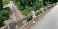 Repairs underway on Tuscaloosa County bridge 1 year after car crashed into concrete railing