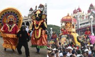 Udupi district team wins first prize at Mysuru Dasara Jamboo Savari parade