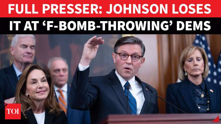FULL: ‘Dems, Drop F-bombs, Ignore Americans’: Mike Johnson’s Furious Outburst