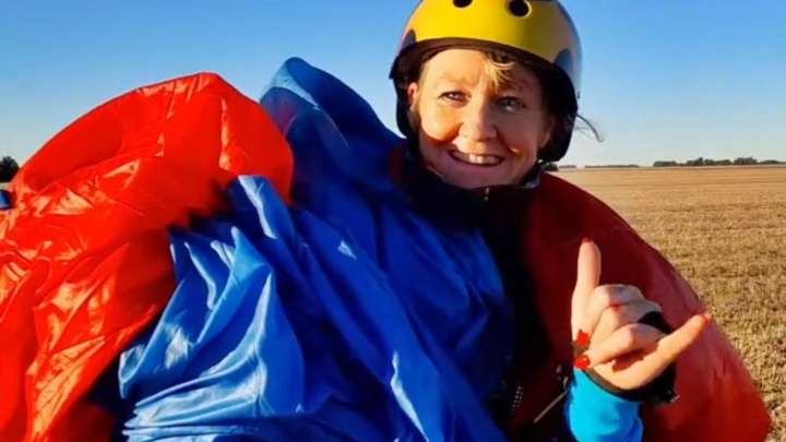 Skydiver, 52, plunges to her death after ‘faulty’ parachute failed to open during solo jump