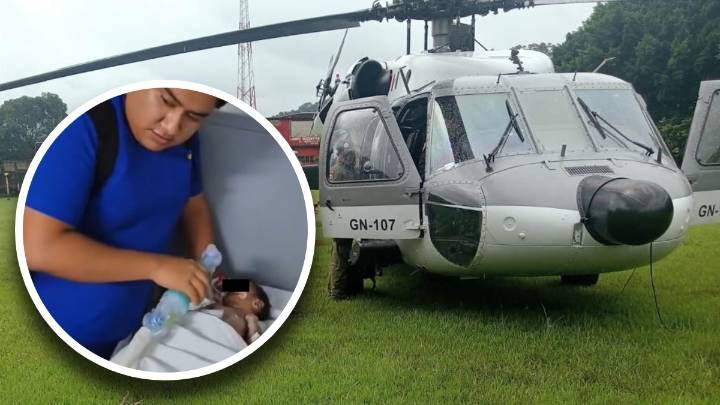 Rescatan a recién nacida en Xicotepec tras inundarse hospital de La Ceiba por fuertes lluvias en Puebla