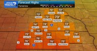 Windy Sunday, with scattered showers into next week