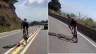 El Kern Pharma abre expediente al ciclista Kiko Galván por sus saltos temerarios en una carretera de Barcelona