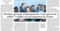 El análisis de Antoni Bassas: 'En el Gobierno creen que es el momento de firmar el acuerdo de financiación con Montero'