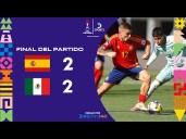 España vs México (2-2): video, resumen y goles por el Mundial Sub20