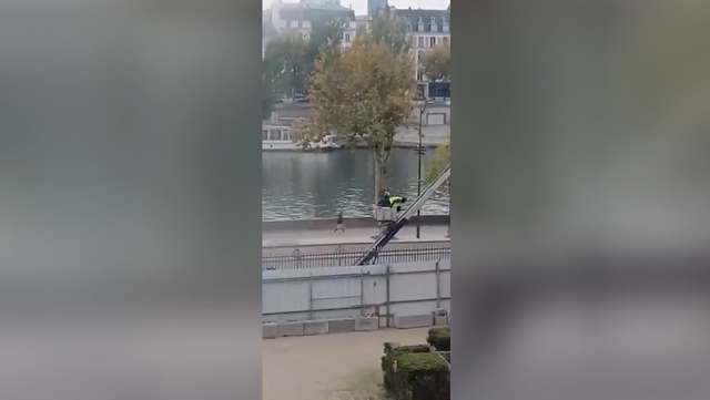 New video shows Louvre heist getaway
