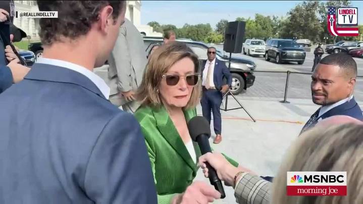 Nancy Pelosi Tells Talking Blonde To Shut Up, And Scarborough Loves It
