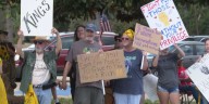 ‘No Kings’ in Leesville: protesters push back against Trump policies
