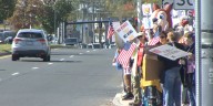Hundreds turn out for No Kings rally