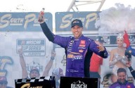 Tears of triumph: Denny Hamlin wins emotional race in Las Vegas, secures championship spot