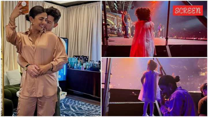 Priyanka Chopra shares glimpses from ‘daddy’ Nick Jonas’ tour, daughter Malti is seen dying to get on stage. See photos and videos