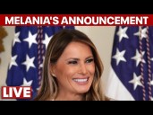 Live: First lady Melania Trump makes an announcement in the White House