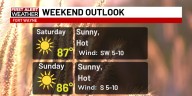 First Alert Forecast: Hot weekend ahead, but cooler weather likely next week