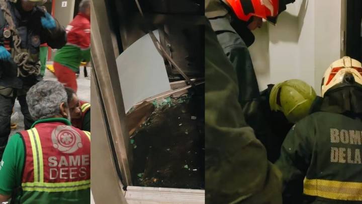 Se cayó un ascensor y nueve jóvenes quedaron atrapados