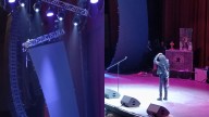 Suspenden momentáneamente concierto de El Tri en el Auditorio por colapso de pantalla