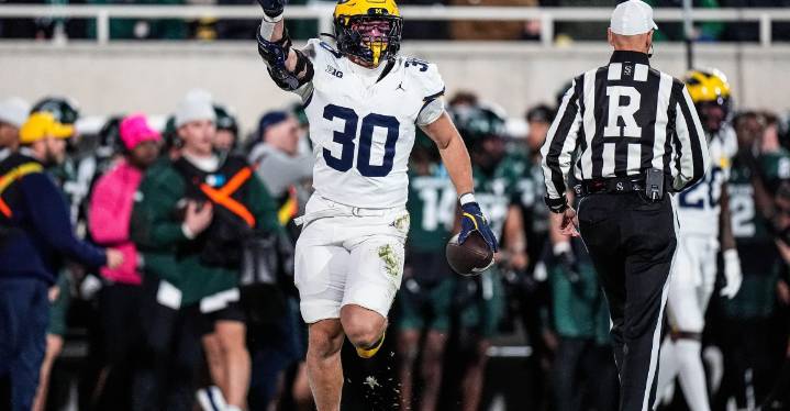 Michigan LB Jimmy Rolder proved vs MSU that patience is key in college football