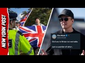 Elon Musk Says Civil War in United Kingdom ‘Inevitable' Following Spotlight of Migrant Crimes