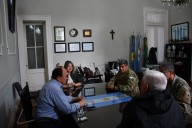 Salomón se reunió con autoridades del Ejército Argentino