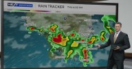 Heavy showers soak parts of South Florida Wednesday evening