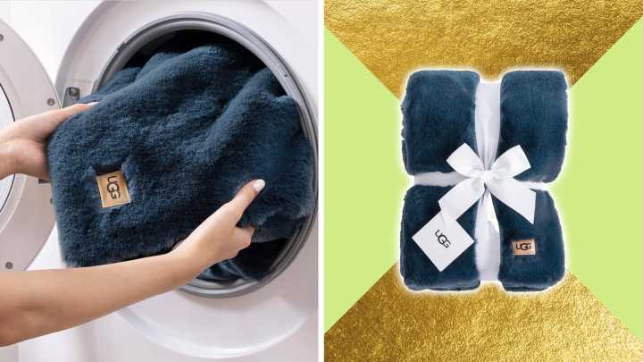 40% off a faux fur Ugg blanket ends tonight! Save now, snuggle later