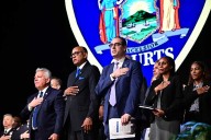 ‘You make justice possible’: Hundreds of newly minted New York court officers sworn into service