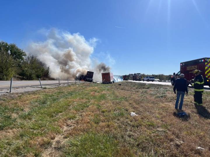 Both directions of I-49 closed for multi-car crash near Belton