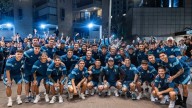 Racing fue recibido por una multitud de hinchas en Brasil