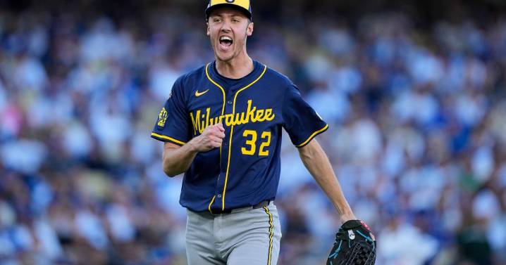 Misiorowski's velocity drops in 6th inning and Brewers' chances against Dodgers dim