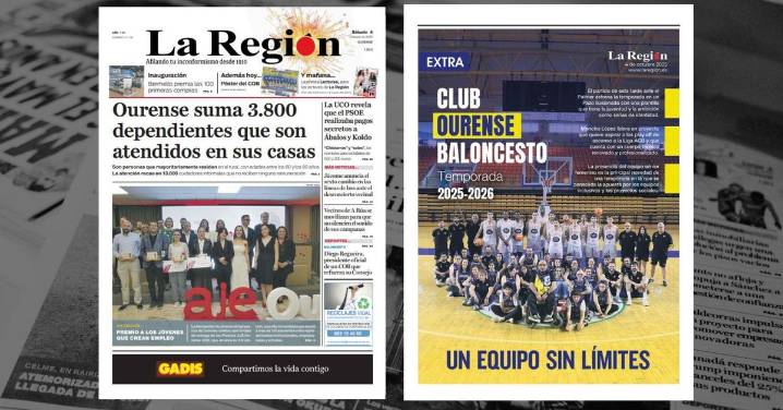 La portada de La Región de este sábado, 4 de octubre