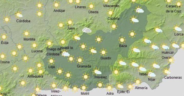 Tiempo Granada | Cielos despejados y termómetros sin cambios este martes