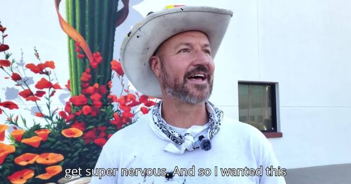 Joe Pagac's newest mural aims to put medical center visitors at ease