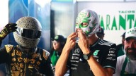 Russell dons Lucha Libre mask to watch F1 practice anonymously