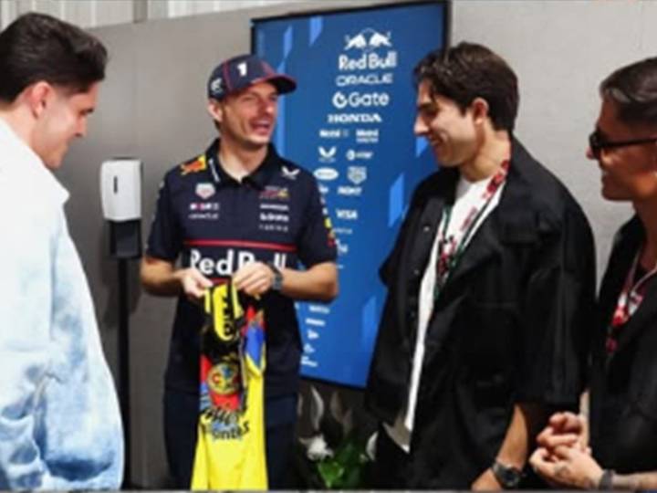 Verstappen luce la playera del América