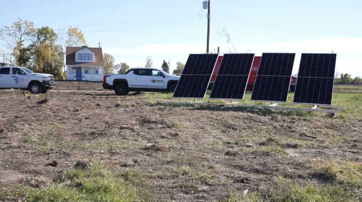 Detroit breaks ground on first solar field under mayor's clean energy initiative
