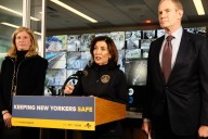 Hochul slams Trump admin for "defunding the police" on NYC subways and trains